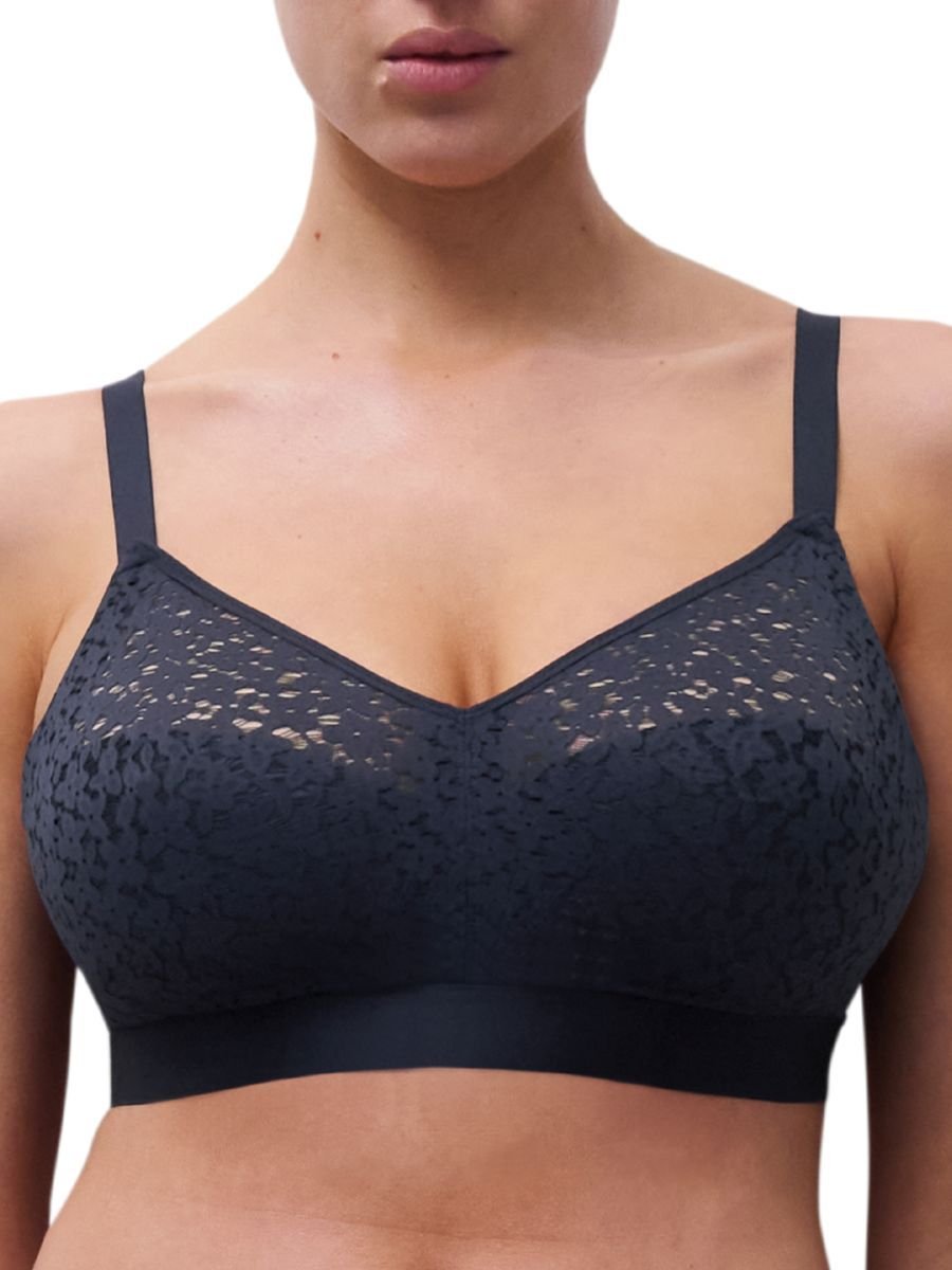 Chantelle Chantelle Women's Easy Feel Norah Wirefree Support Bra in Blue - 4
