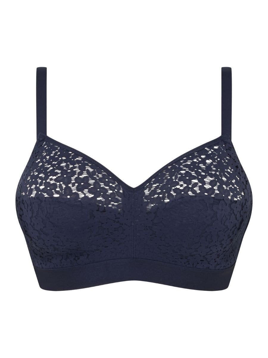 Chantelle Chantelle Women's Easy Feel Norah Wirefree Support Bra in Blue - 4