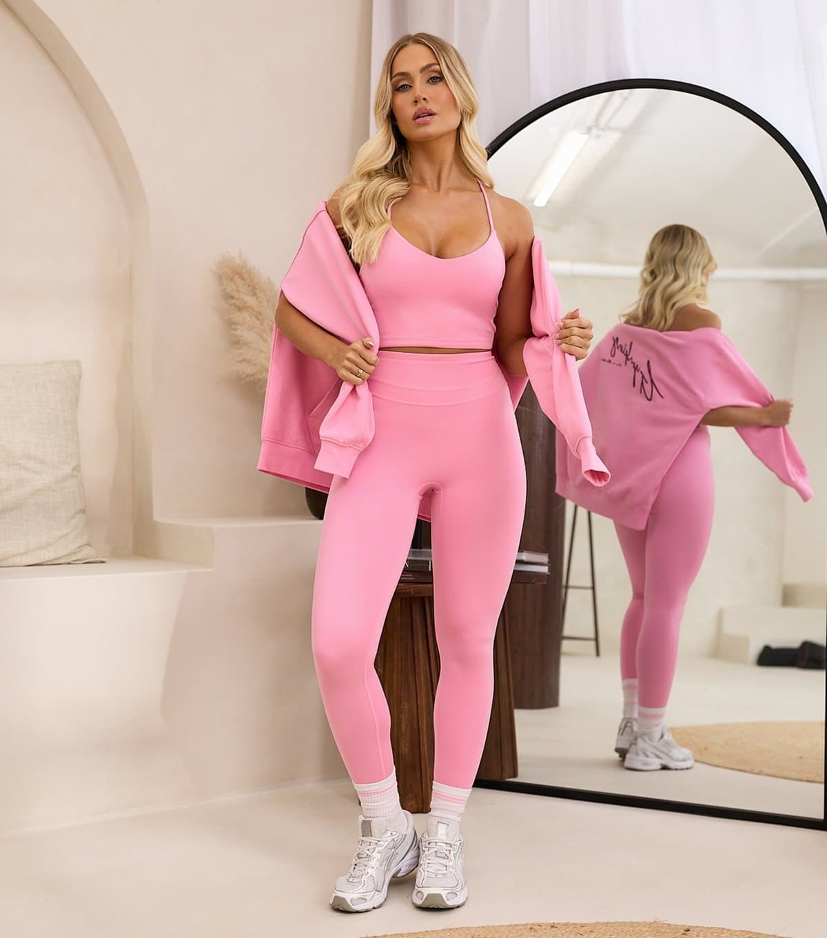 Gym King Women's Pink Knockout Strappy Sports Bra Gym King New Look