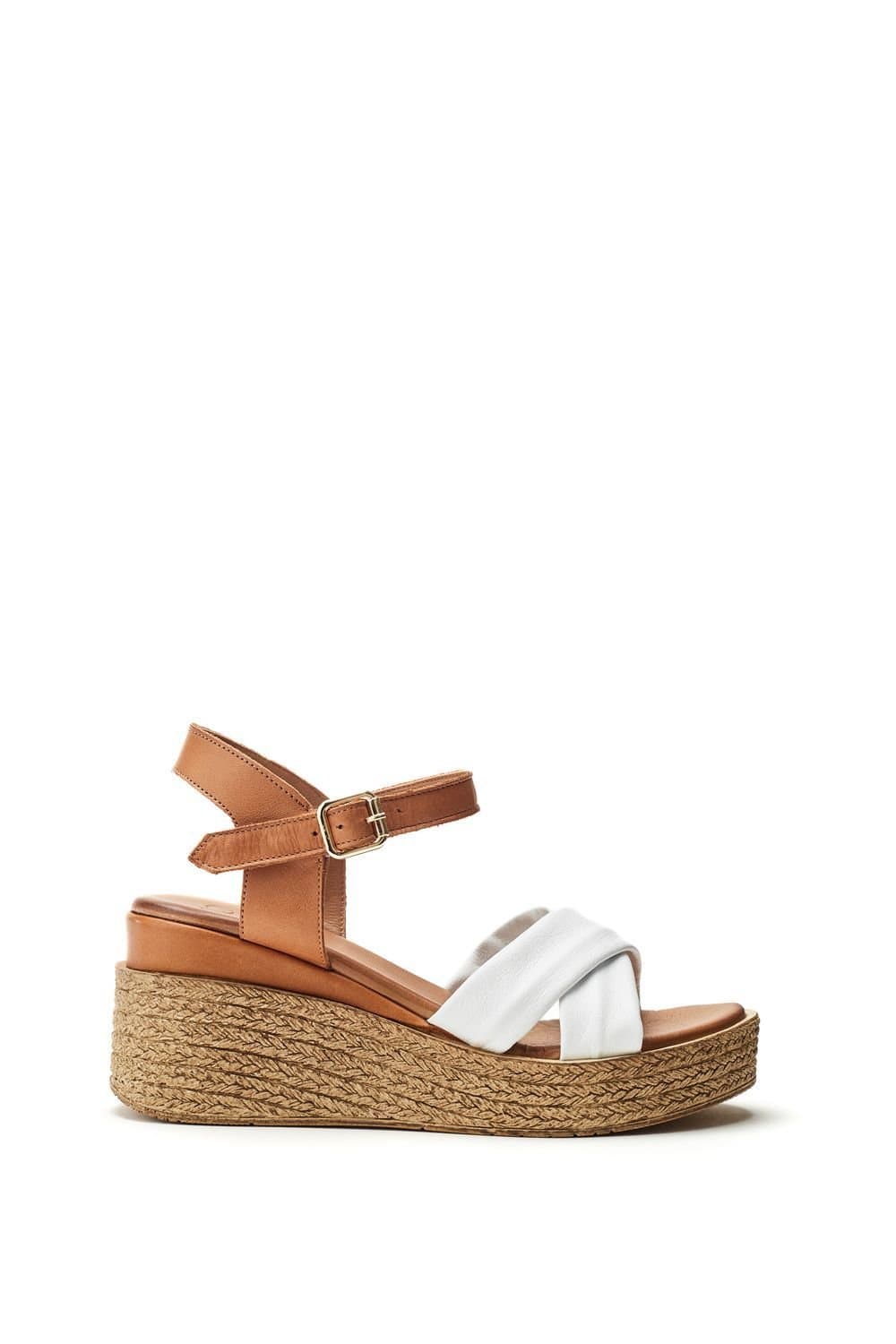 Moda In Pelle Moda In Pelle Women's 'Kona' Leather Wedges in White