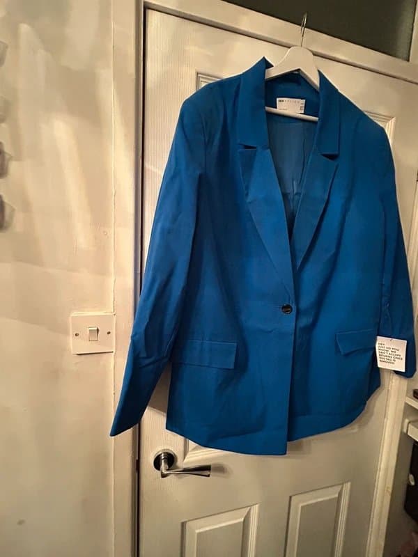 ASOS Design ASOS Design Blue Blazer Size 20