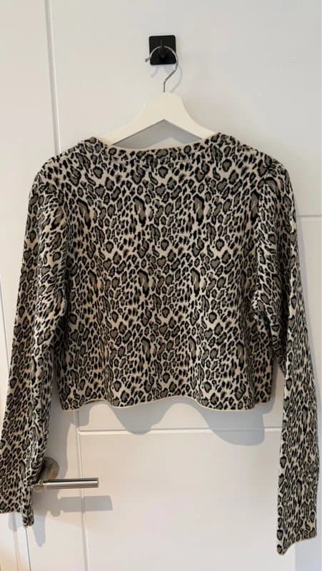 ASOS Design ASOS Design Leopard Print Knit Cardigan