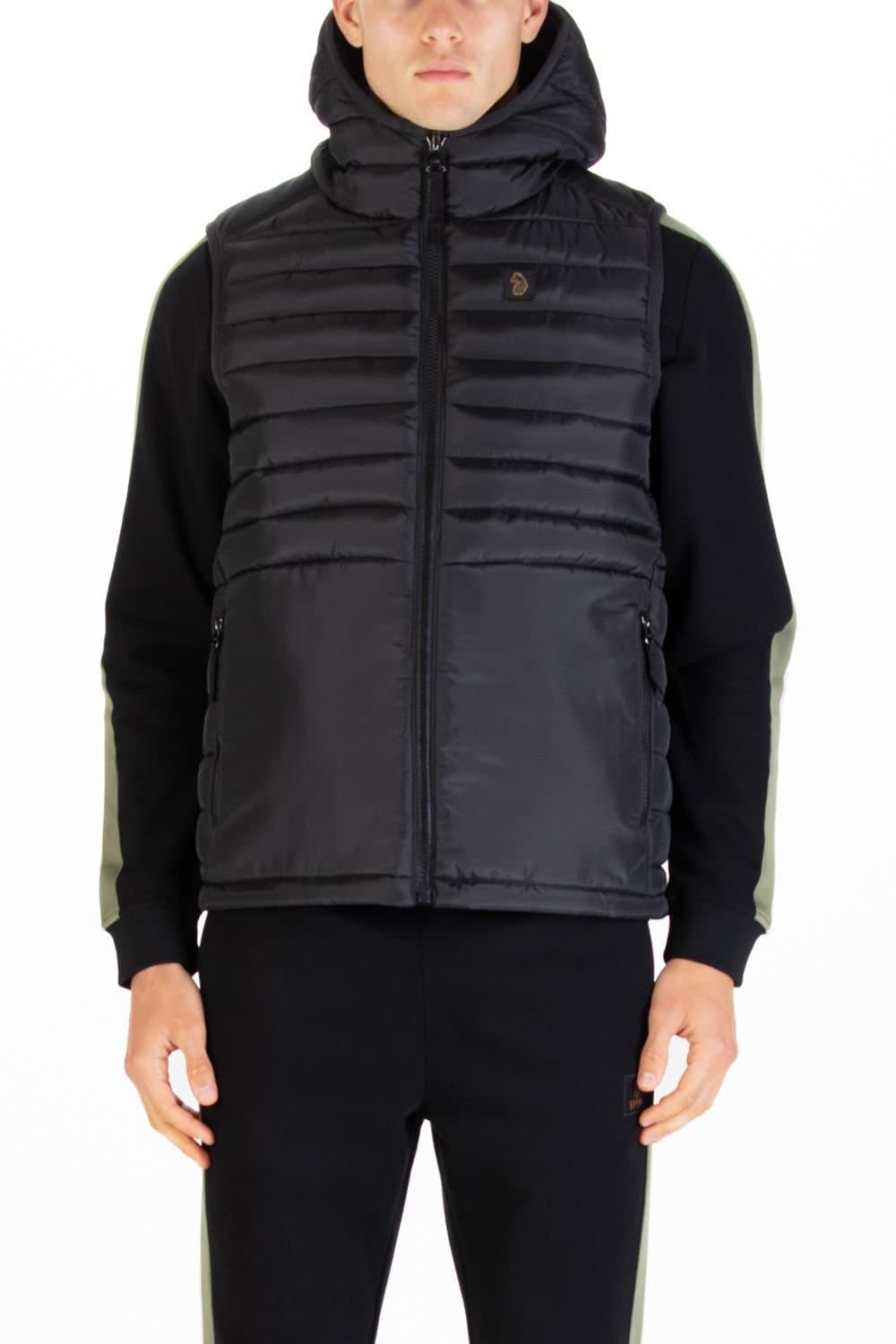 Luke 1977 Luke 1977 Men's Bubbla Hood 2000 Gilet in Black