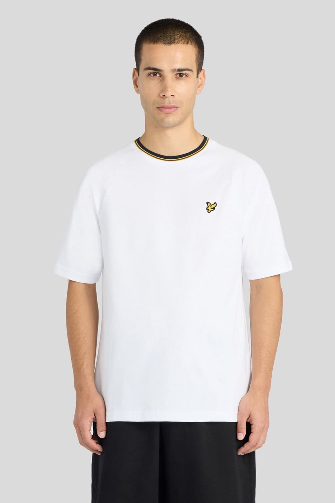 Lyle & Scott Lyle & Scott Men's Tipped Track T-Shirt White