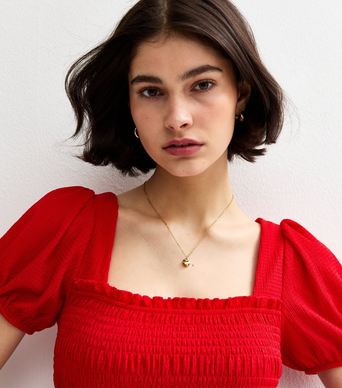 New Look Gold Tone Waterproof Heart Pendant Necklace New Look - 2