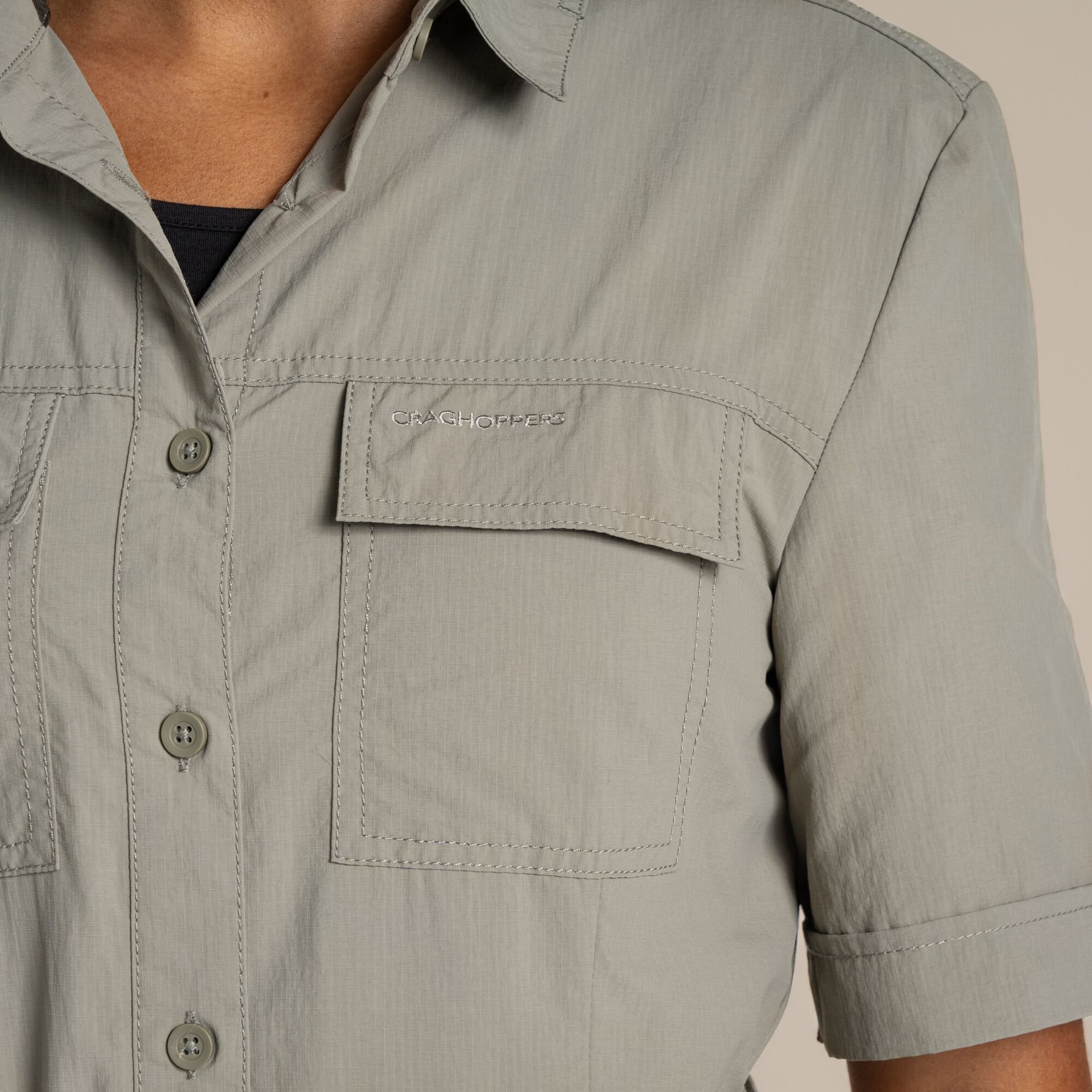 Craghoppers Craghoppers Women's NosiLife Carina Adventure Insect-Repellent Dress in Dark Green - 2