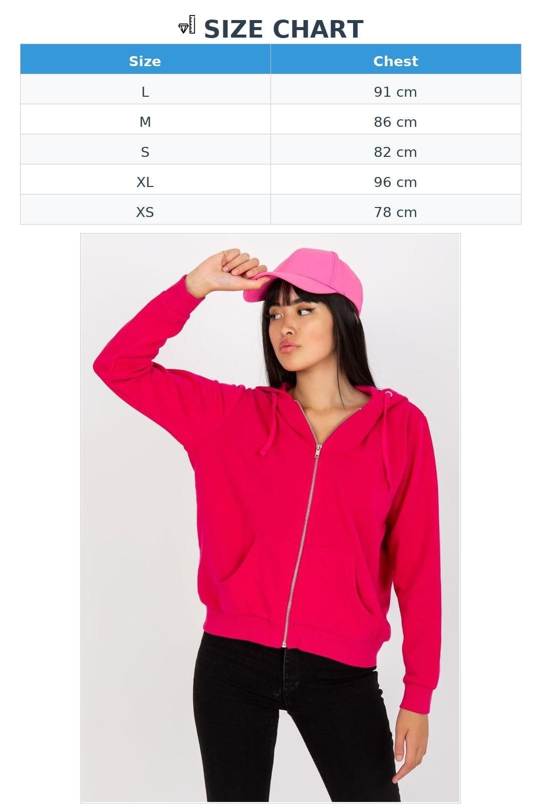 Love Lace Love Lace Women's Long Sleeve Zip Hooded Sweatshirt with Pockets in Pink - 4