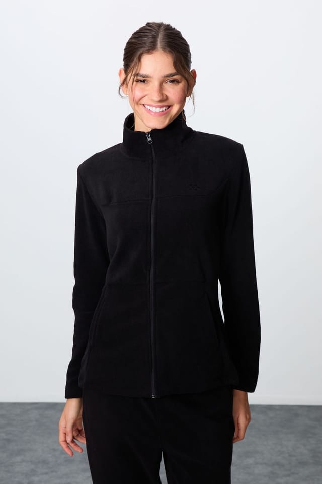 Tommy Life Tommy Life Women's Long-Sleeve Zipper Tracksuit Set in Black - 3
