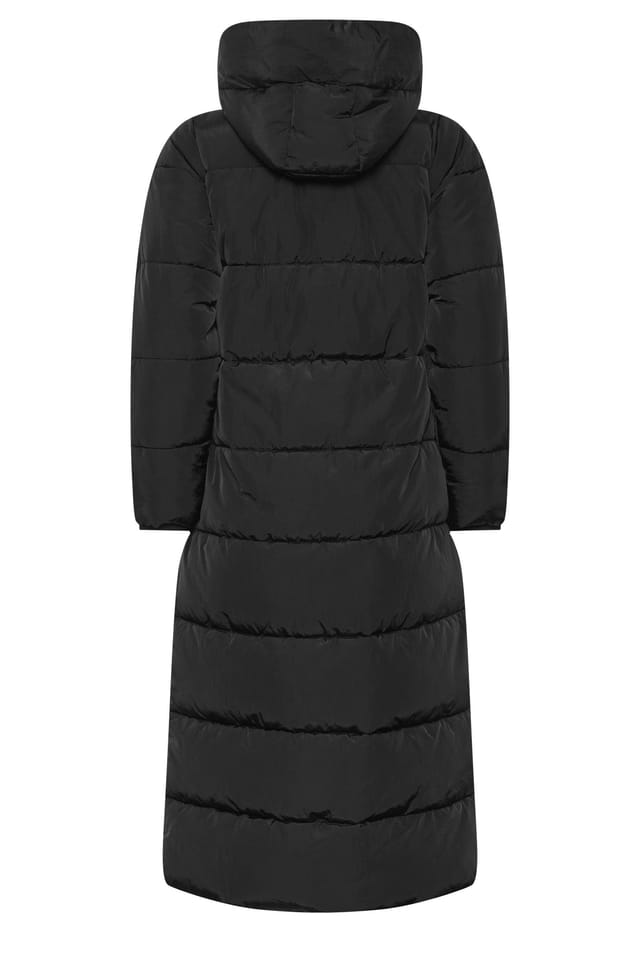 PixieGirl PixieGirl Women's Petite Maxi Padded Coat in Black - 2