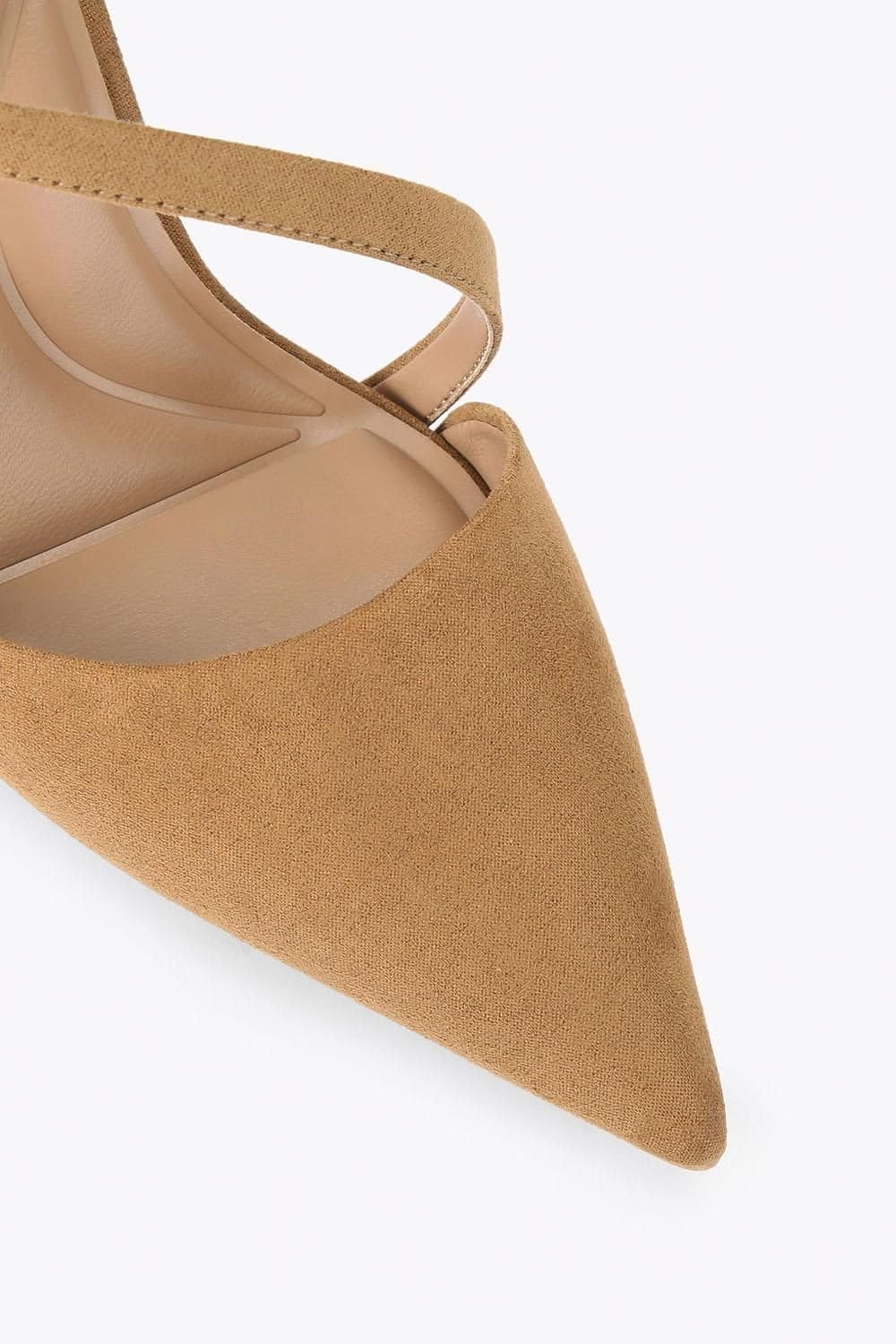Carvela Carvela Women's 'Symmetry Court' Fabric Heels in Taupe - 4