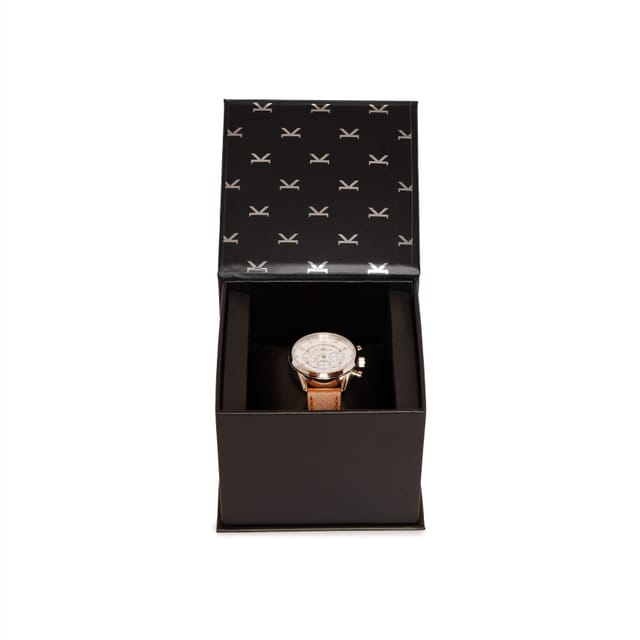 Kennett Kennett Women's Lady Savro Chronograph Watch - Mother of Pearl Dial, 34mm in Black - 3