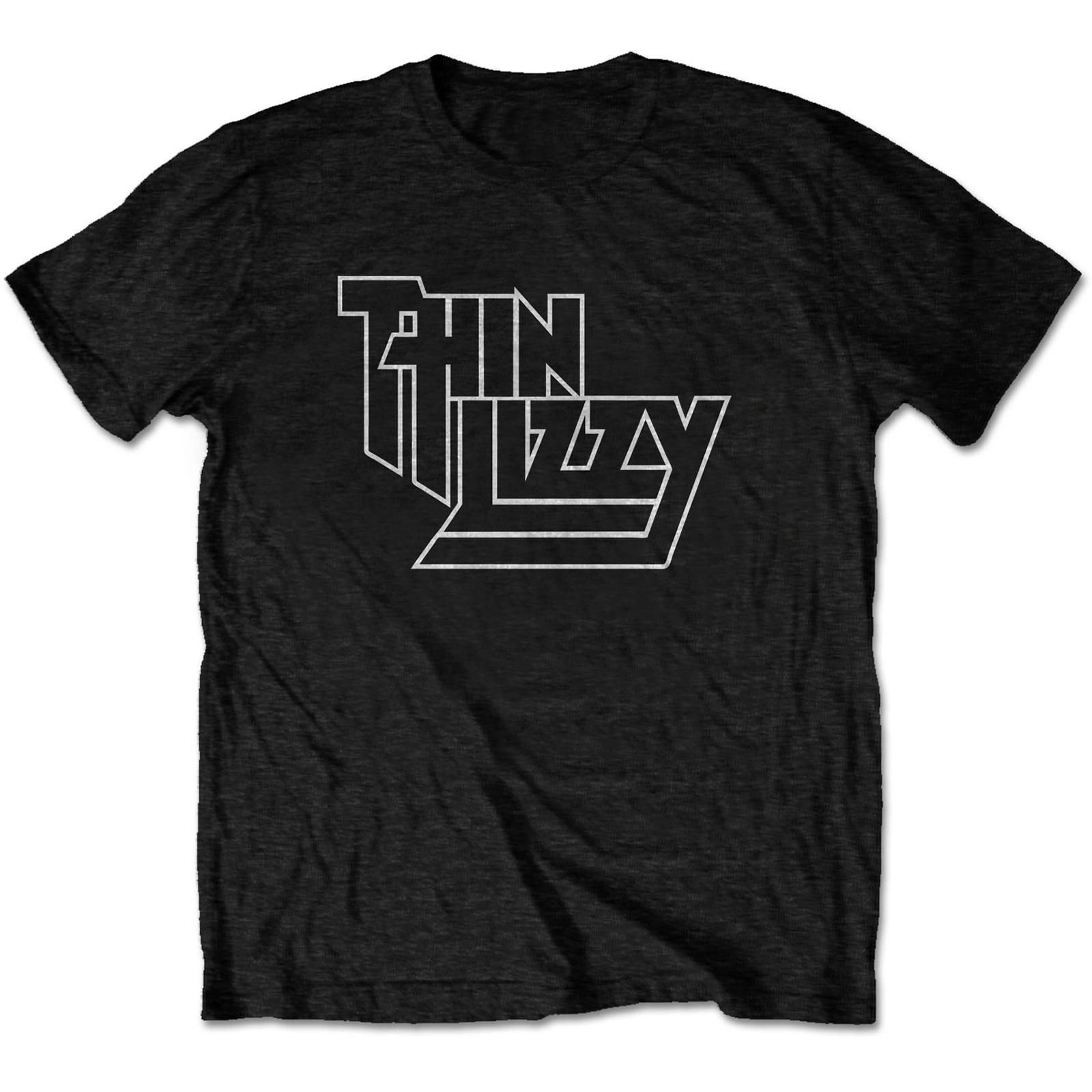 Thin Lizzy Thin Lizzy Men's Logo T-Shirt in Black - 1