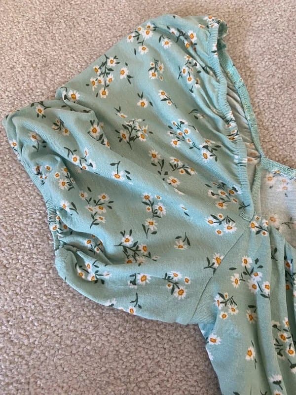 New Look Green Ruched top New look size 12