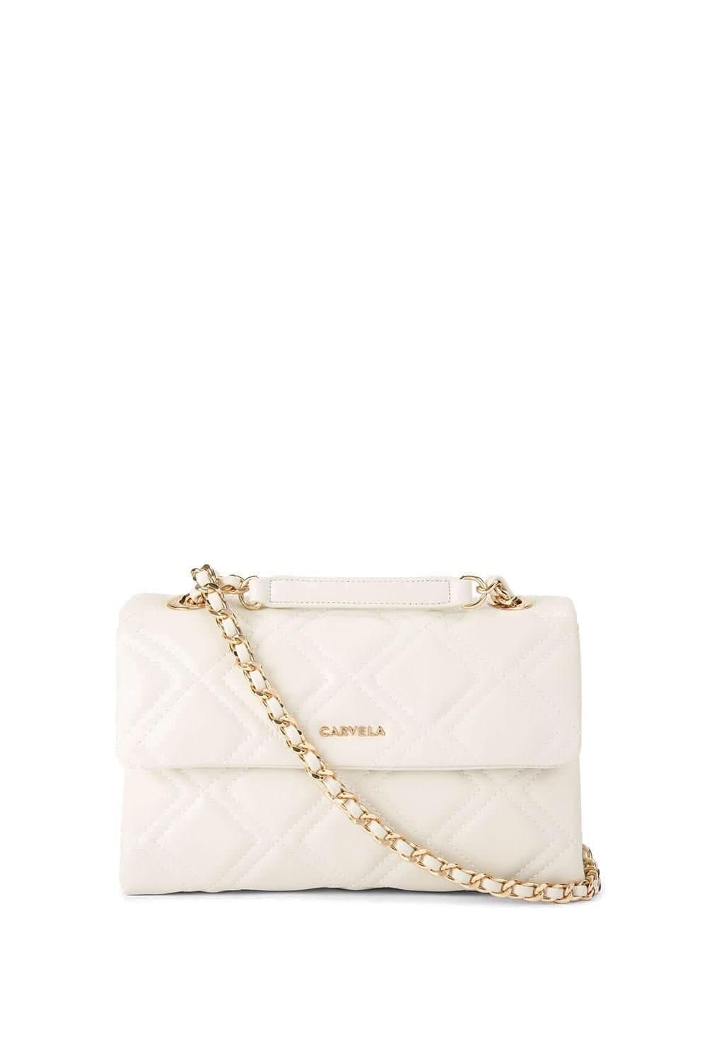 Carvela Carvela Cream Bone Chain Shoulder Bag