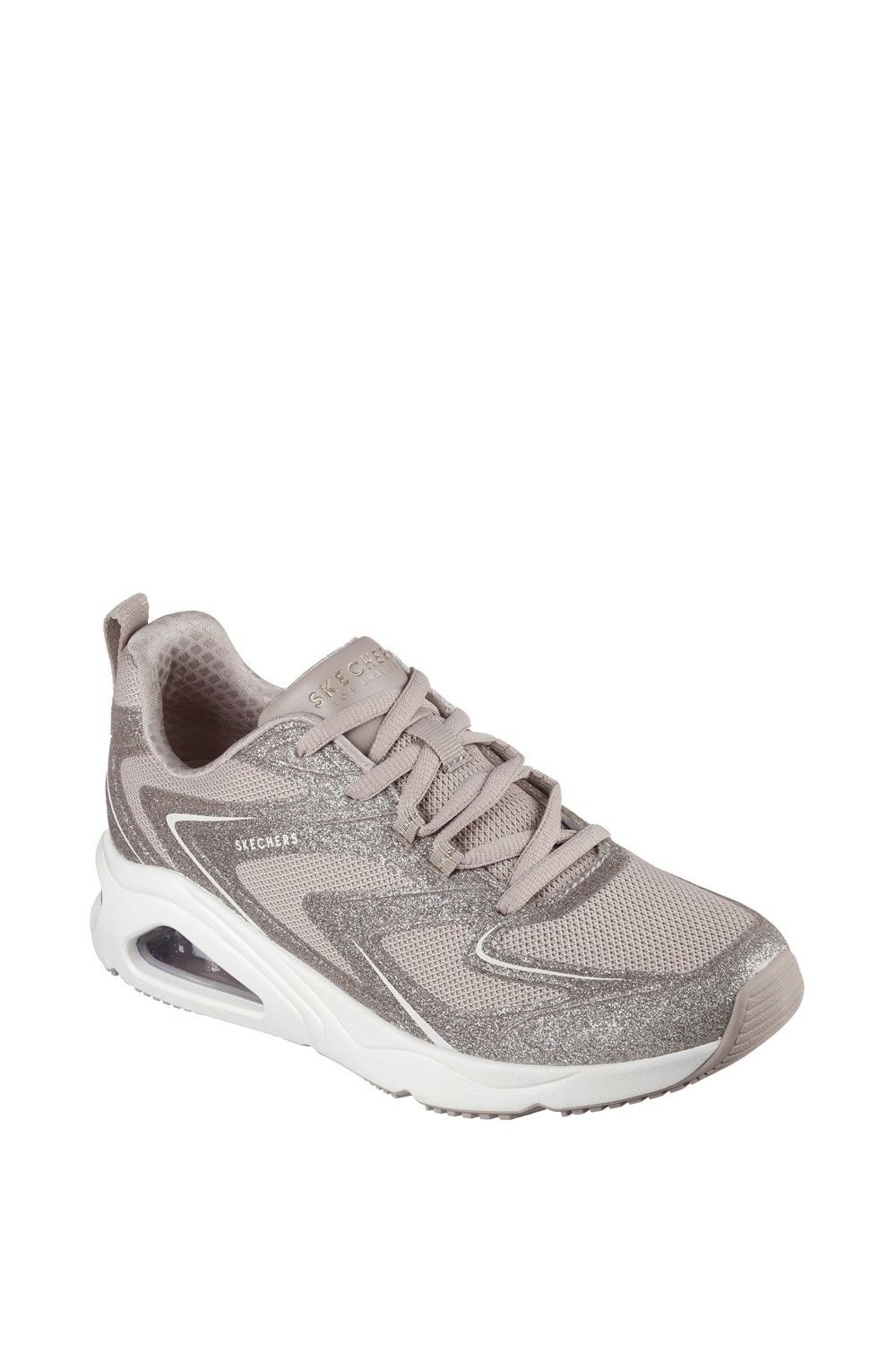 Skechers Skechers Women's Tres-Air Uno Glit-Airy Trainers in Taupe - 4