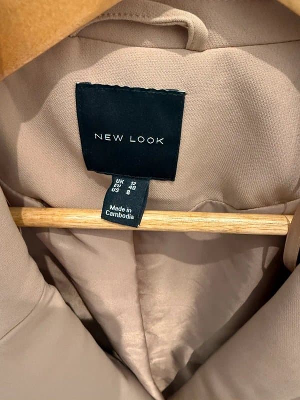 New Look New Look Blazer Size 12 - Camel