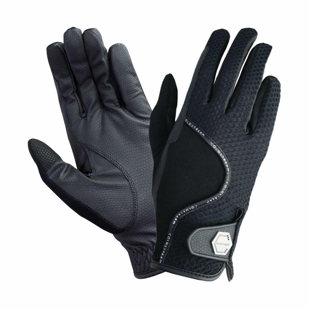 Coldstream Coldstream Men's Swinton Combi Mesh Riding Gloves in Black - 1