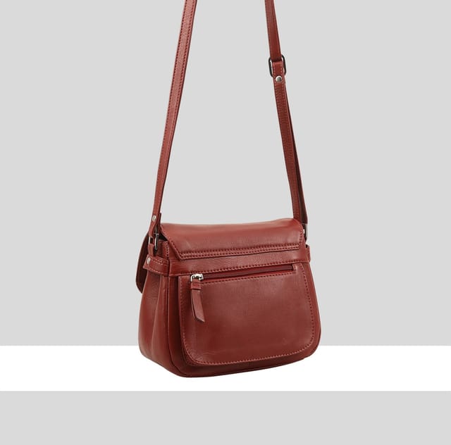 Dents Dents Women's Zinnia Leather CrossBody Bag in Terracotta - 2