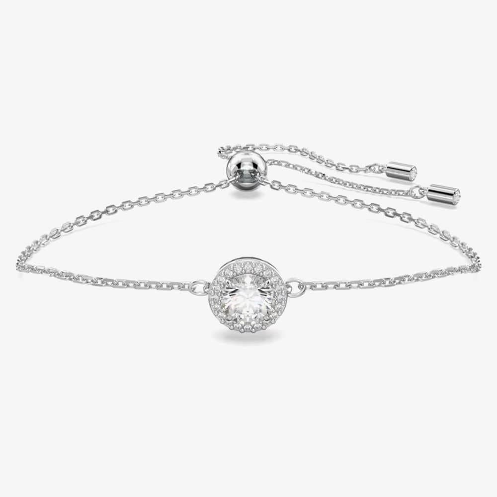 Swarovski Swarovski Women's Constella Round Halo Toggle Bracelet 5636266 in Silver