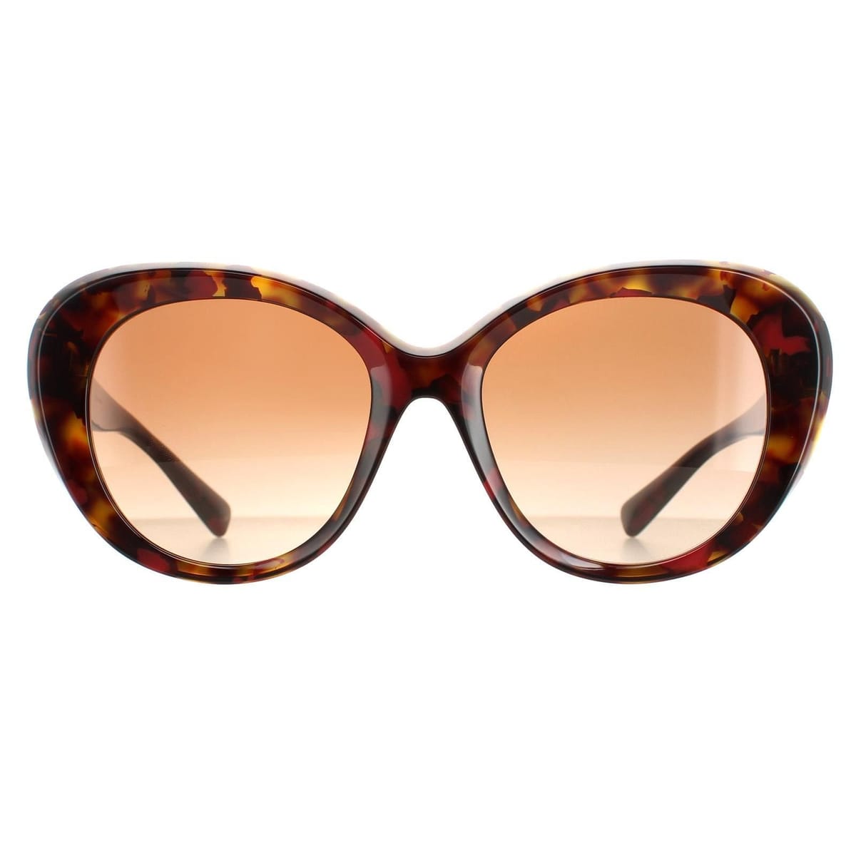 Valentino Valentino Women's Fashion Red Havana Brown Gradient VA4113 Sunglasses - 1