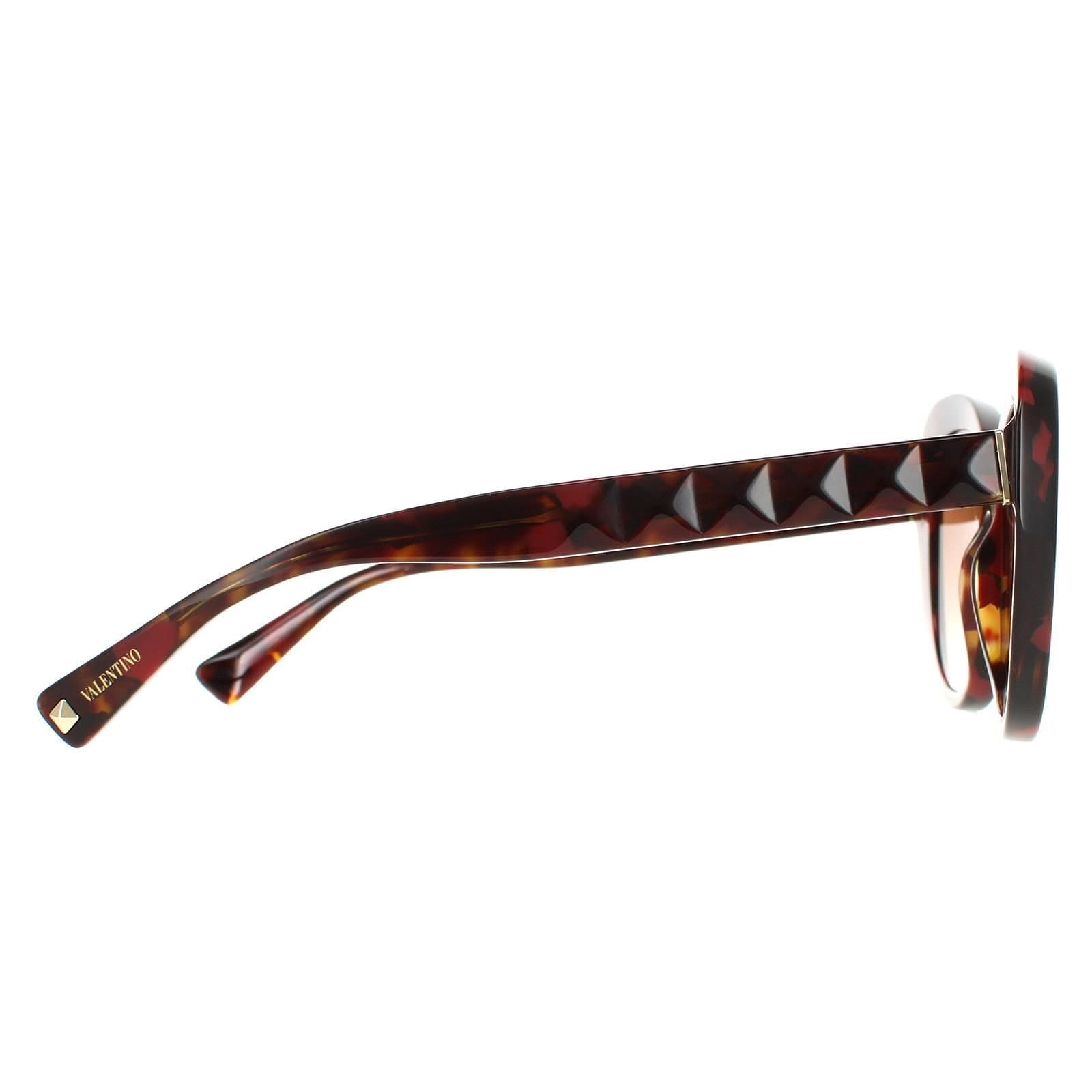 Valentino Valentino Women's Fashion Red Havana Brown Gradient VA4113 Sunglasses - 4