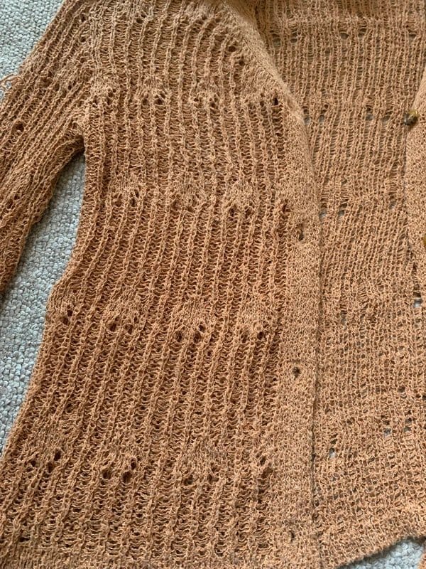 ASOS Orange Crochet Cardigan