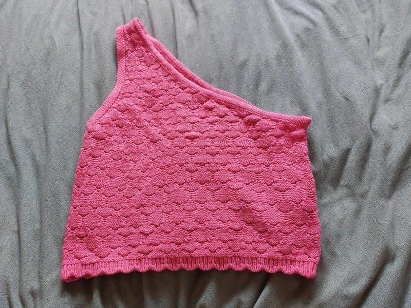 ASOS Design Crochet one strap top