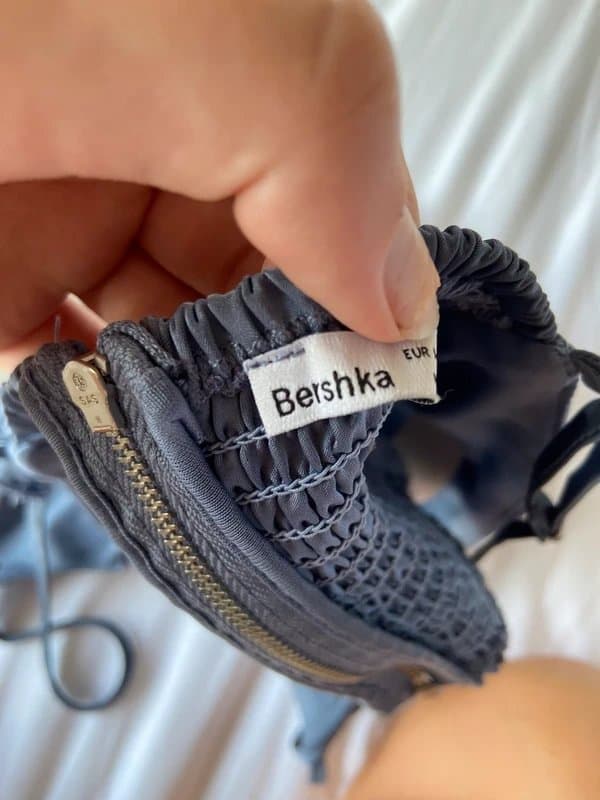 Bershka Blue corset