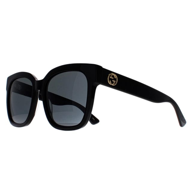Gucci Gucci Women's Square Black Grey GG0034SN - 2
