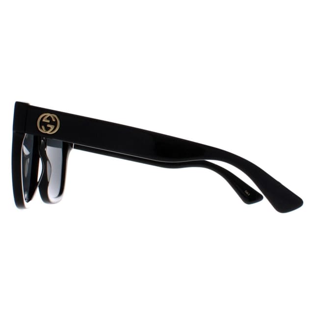 Gucci Gucci Women's Square Black Grey GG0034SN - 3