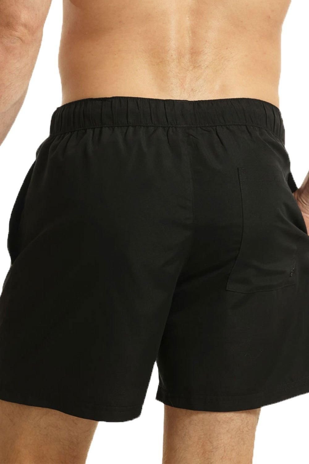 RIPT Essentials RIPT Essentials Men's Vertical Stripe Swim Shorts in Black - 3