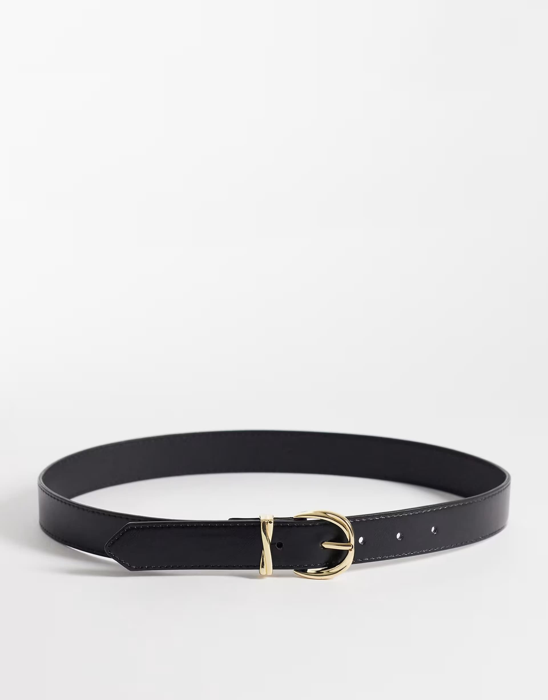 ASOS ASOS Black Faux Leather Belt