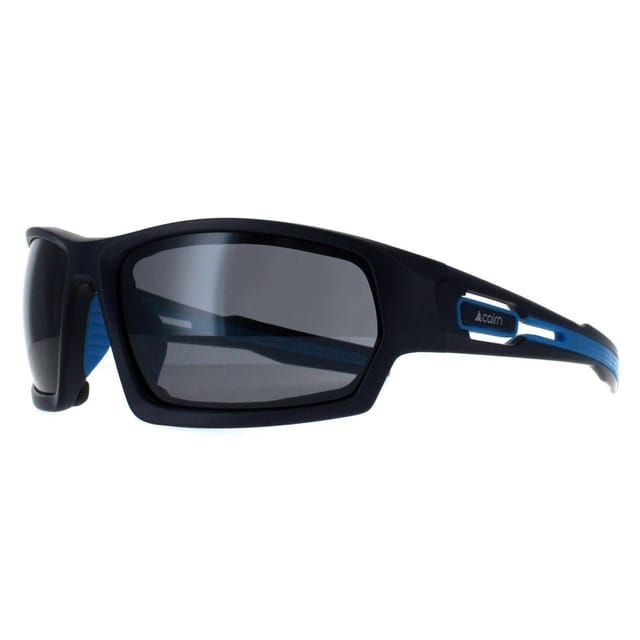Cairn Cairn Men's Sport Matte Midnight Azure Grey Polarized Hydrophobic Whale in Black - 2