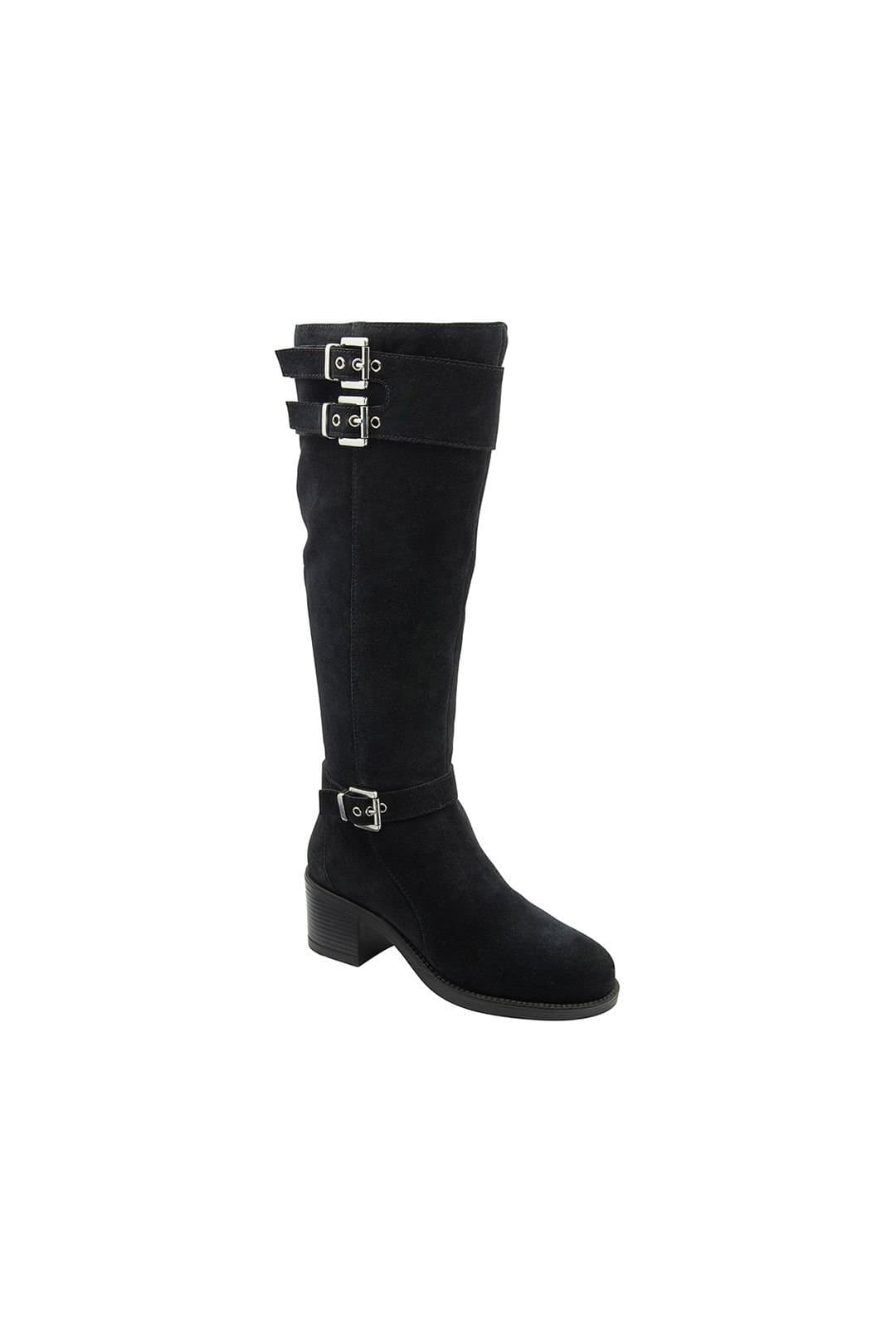 Ravel Ravel Women's Black Suede 'Ardair' Knee-High Boots