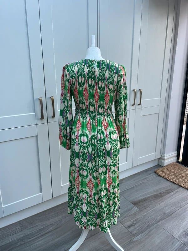 Never Fully Dressed Green patterned summer dress