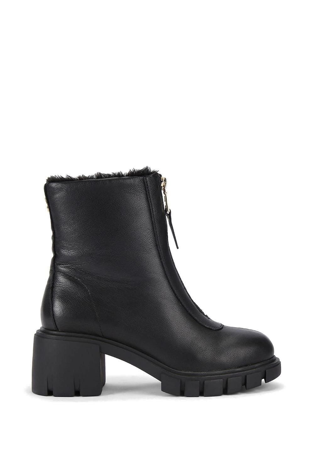 Carvela Carvela Women's 'Ignite Zip' Leather Boots in Black - 1