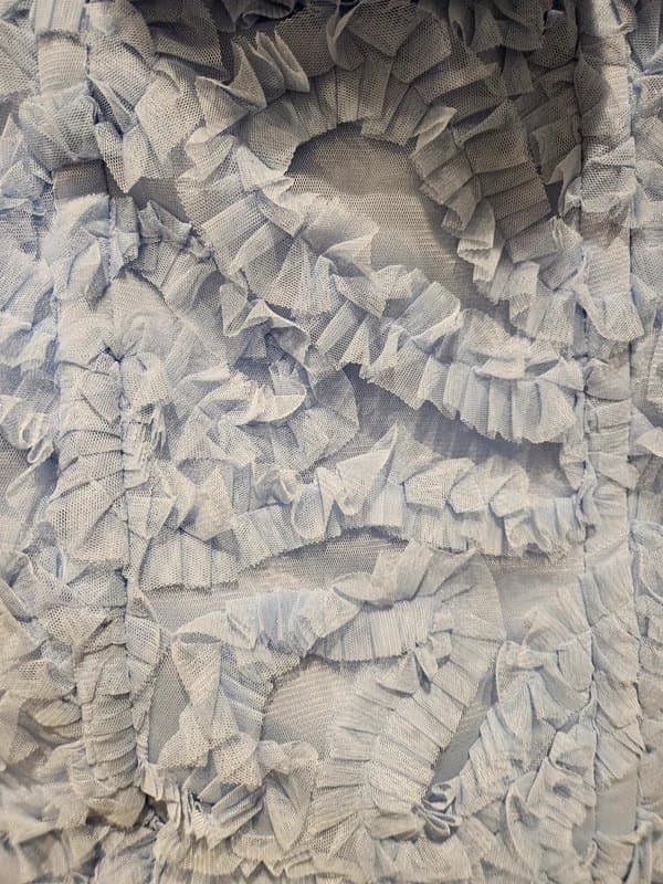 ASOS Asos luxe 3d lace ruffle bardot dress size 16