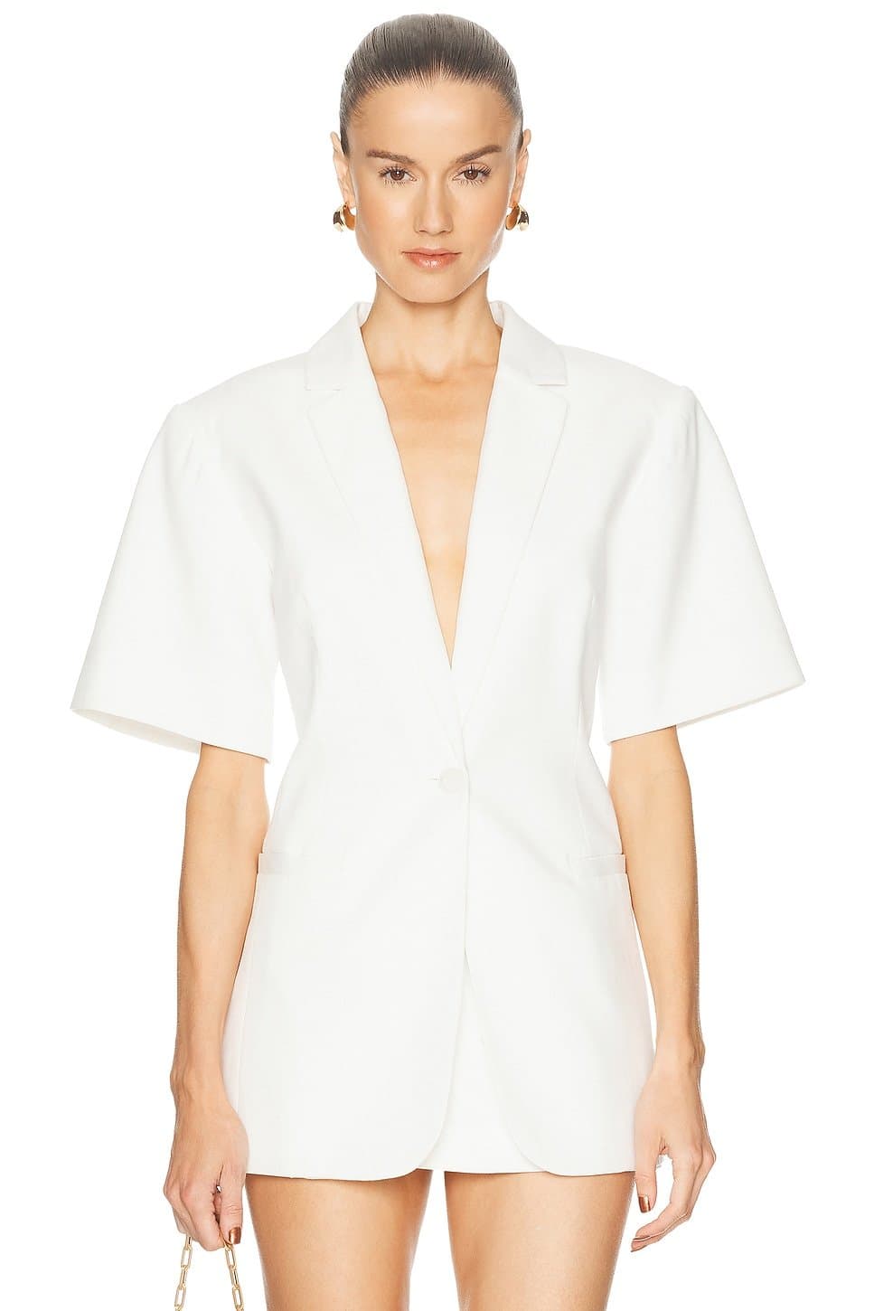 revolve Felix Short Sleeve Blazer
