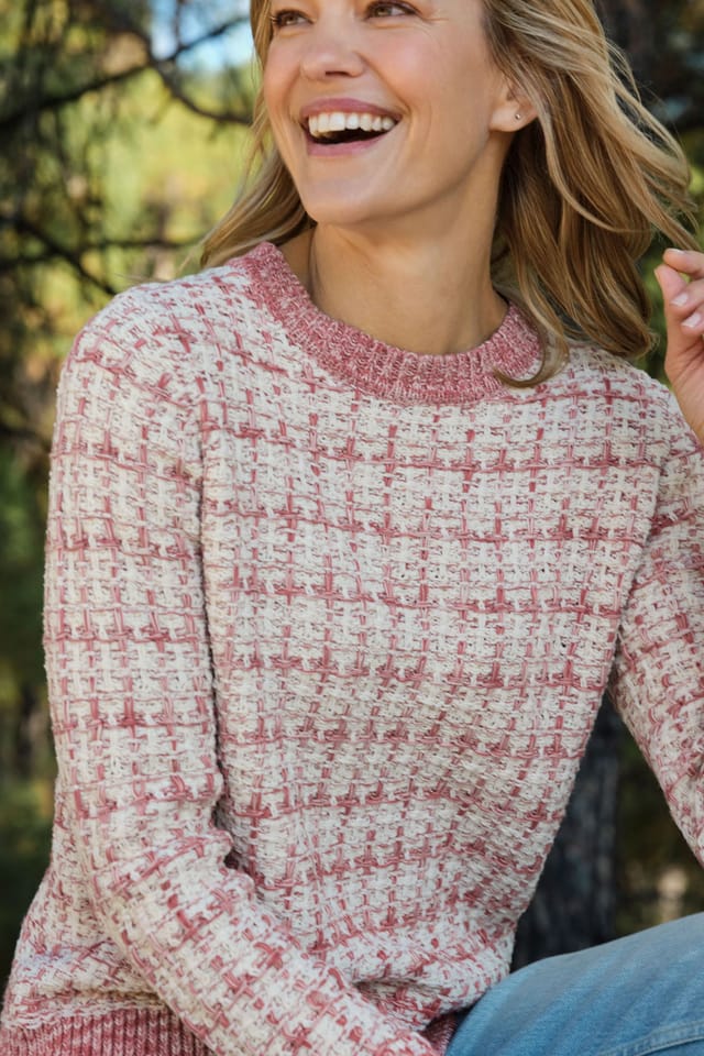 WoolOvers WoolOvers Women's Basket Weave Jumper - 2
