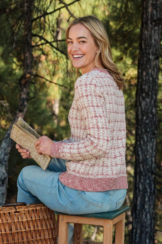 WoolOvers WoolOvers Women's Basket Weave Jumper - 3