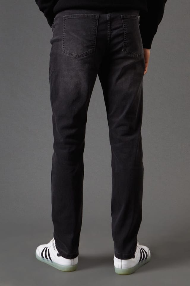 Burton Burton Men's Black Wash Skinny Fit Jean - 3