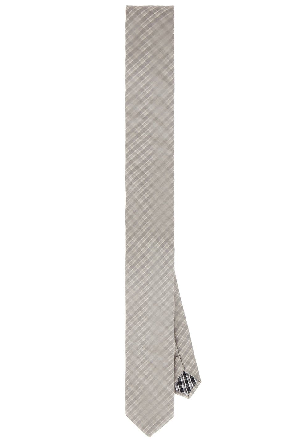 revolve Revolve Grey Check 2 Layered Tie