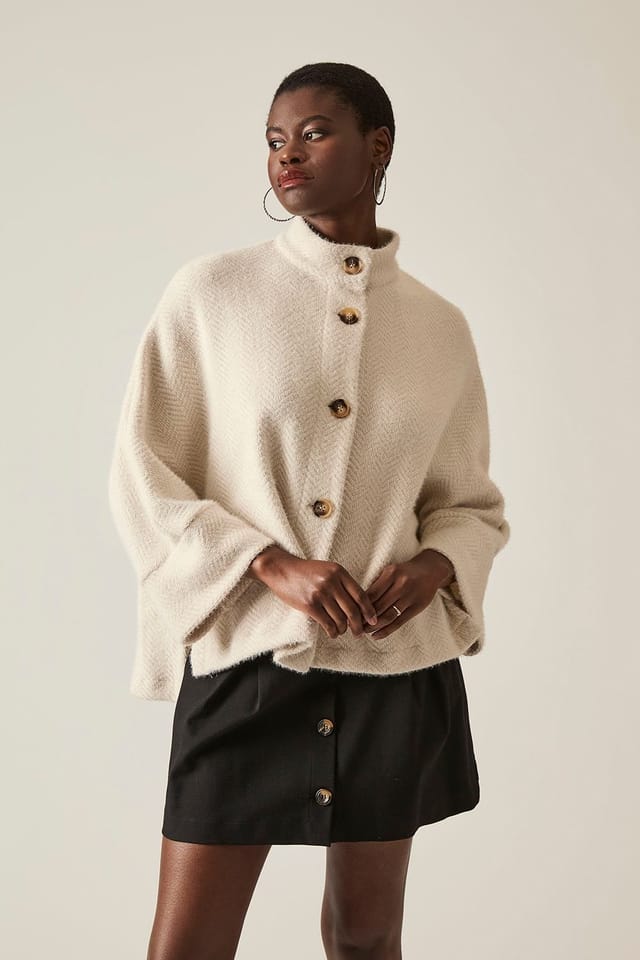 James Lakeland James Lakeland Women's Batwing Cream Jacket - 3