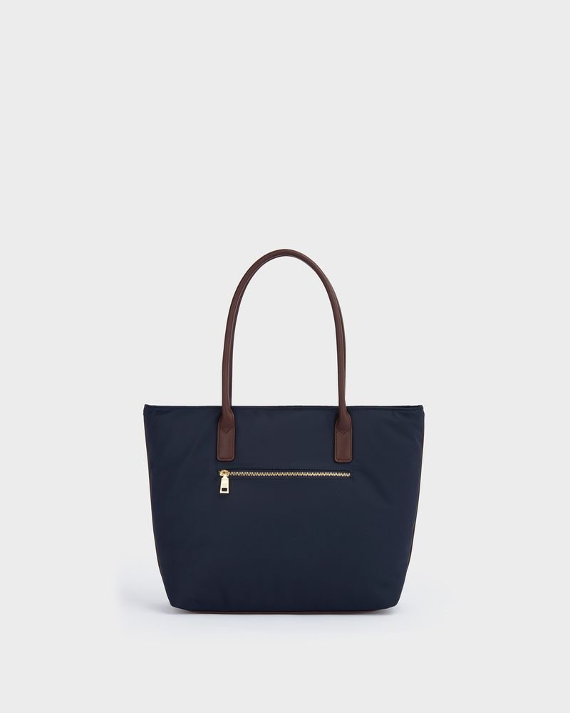 OSPREY LONDON OSPREY LONDON Women's The Voyage Nylon Tote Bag in Navy - 2