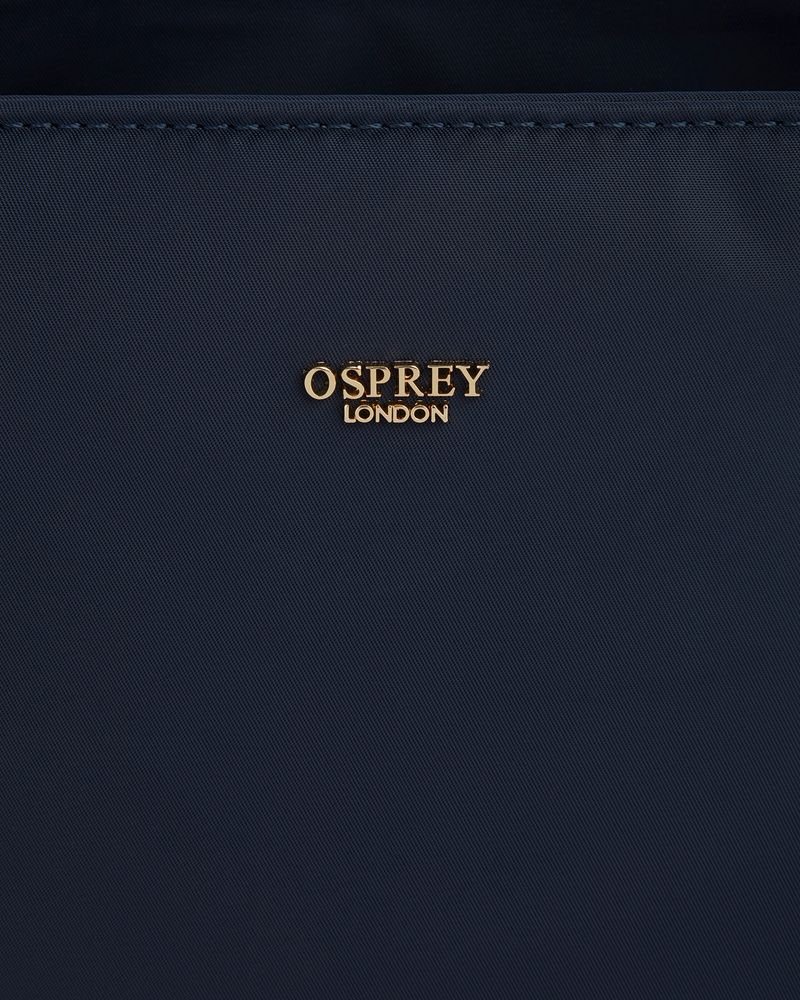 OSPREY LONDON OSPREY LONDON Women's The Voyage Nylon Tote Bag in Navy - 4