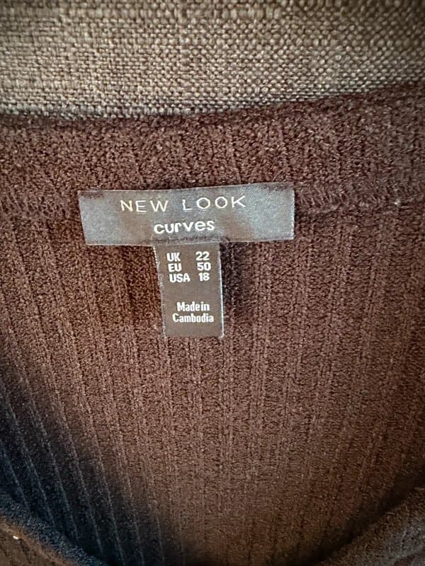 New Look new look knitted waistcoat uk 22