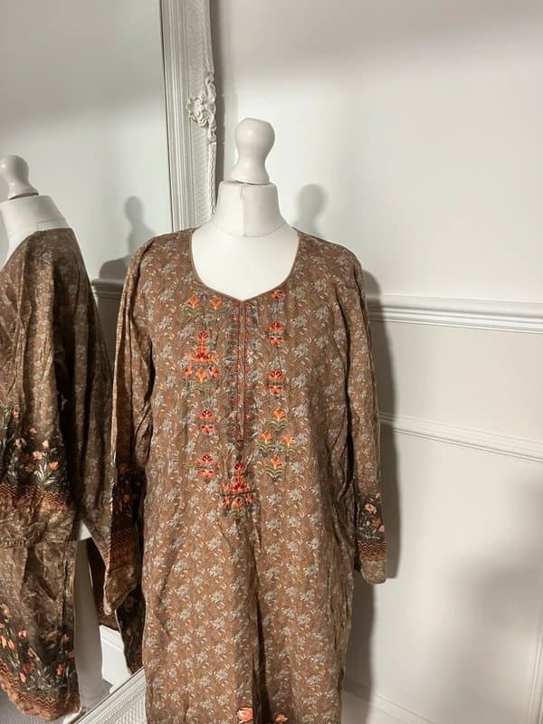 Vintage Dressing Vintage Y2K Boho Floral Embroidered Tunic Dress Cottagecore Festival Hippie Ethnic
