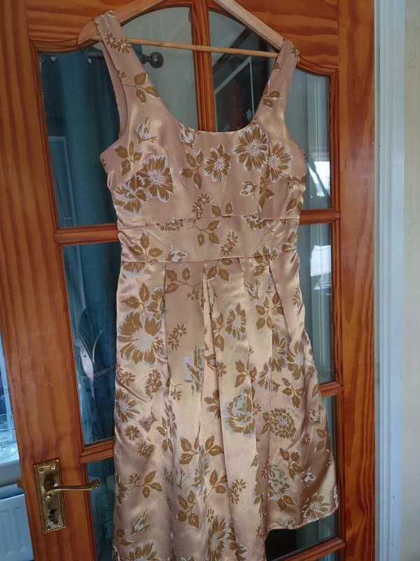 Fever Fever gold satin dress