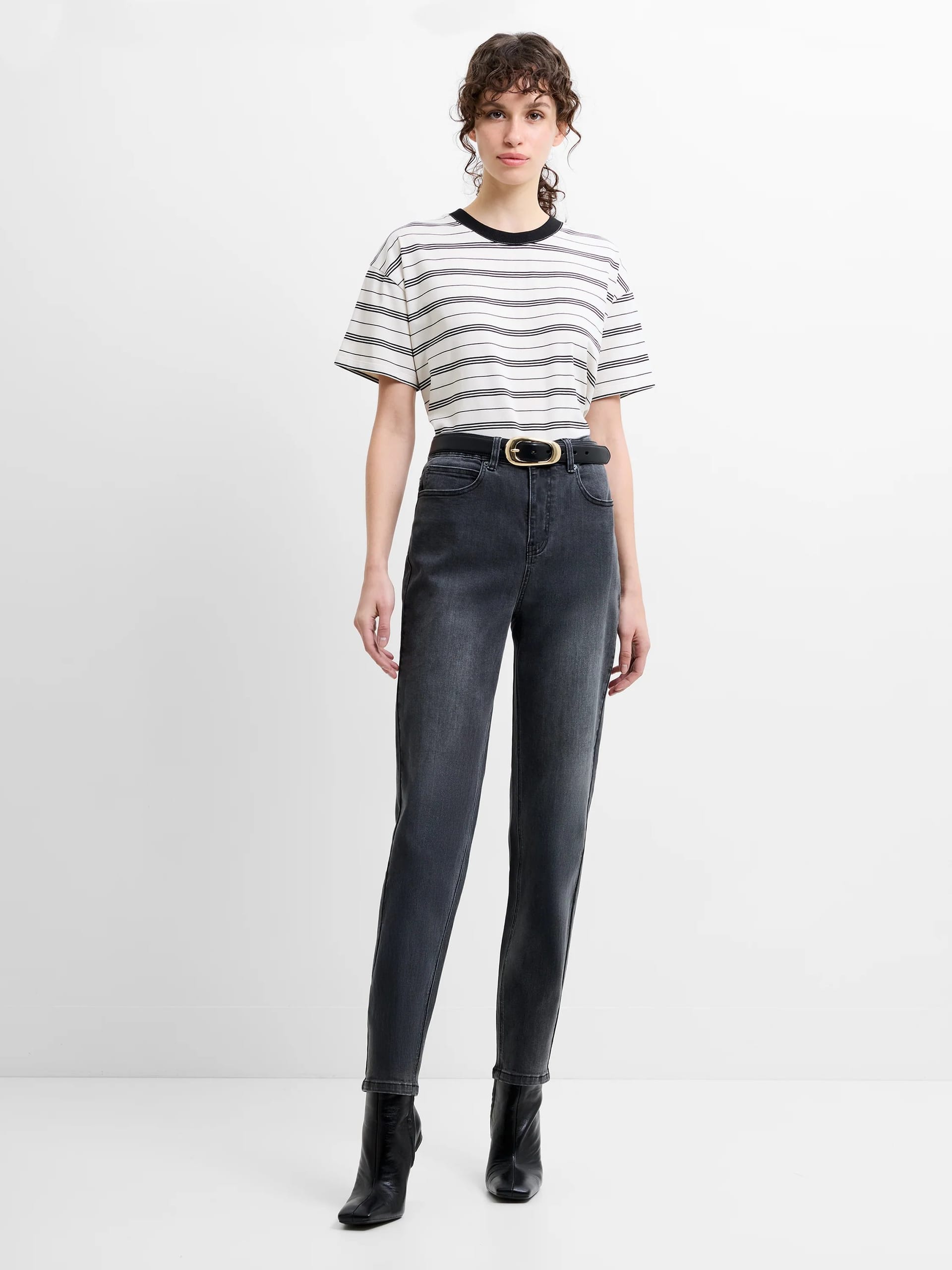 French Connection Grey Denim Slim Leg Jeans