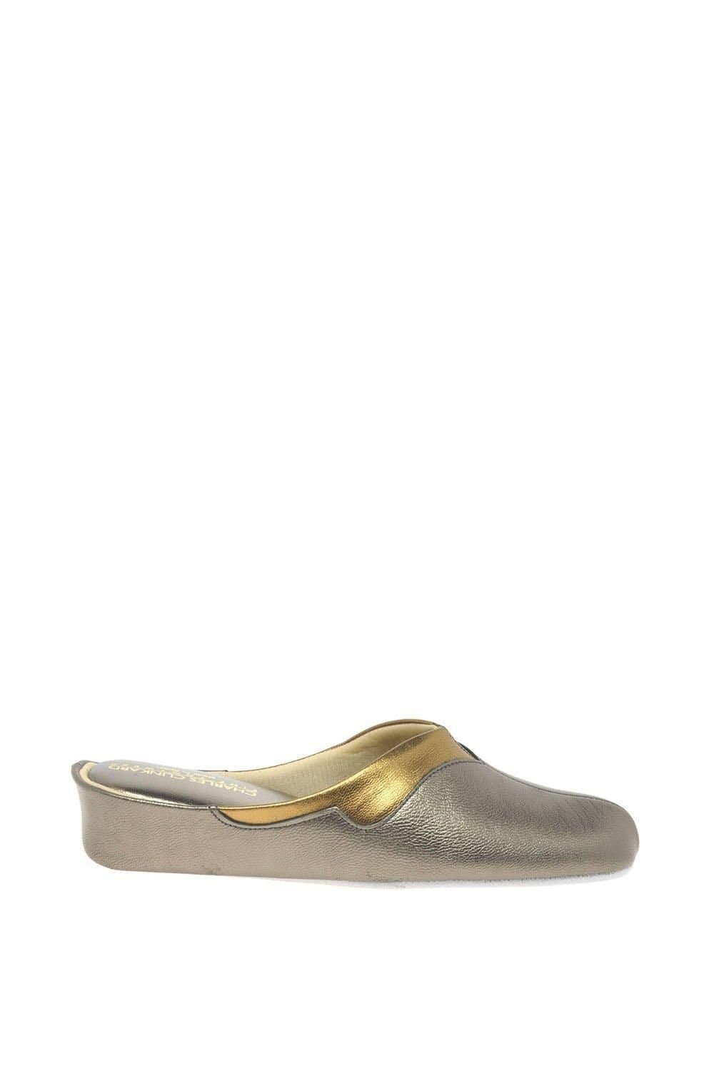 Charles Clinkard Charles Clinkard Women's 'Messina' Slipper in Gold